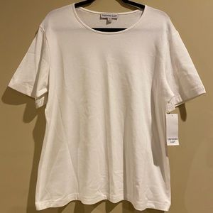 Thick soft white tee